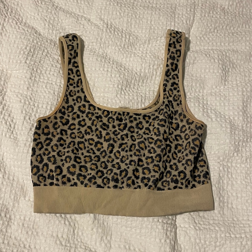 NikiBiki Leopard Print Crop Top